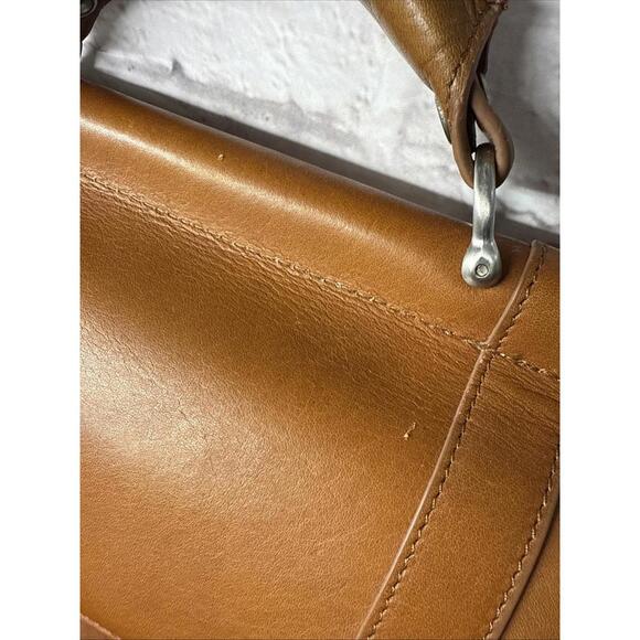 Brown Leather Kenneth Cole Laptop Computer Bag -NO Strap - Picture 8 of 9